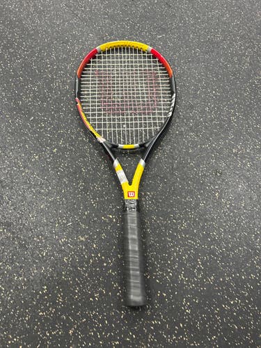 Used Wilson HYPER PRO STAFF 5.1 Adult Tennis Racquet Yellow 4 3/8" 11337-S000488951