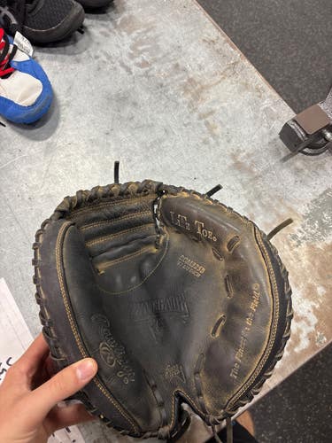 Used Rawlings RENEGADE RCM325B BB/SB Catchers RH Throw Black 32 1/2" 11337-S000489888