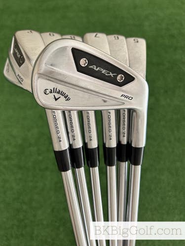 Callaway Apex Pro 24 Forged Iron Set 4-P / Project X LZ 6.0 Stiff
