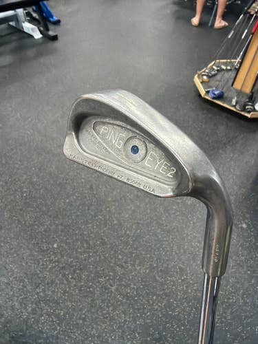 Used Ping EYE 2 BLUE DOT Mens Individual Iron RH 1 Iron 11337-S000487668