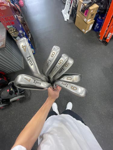 Used Lynx BLACK CAT Mens Iron Set RH 4I-PW 11337-S000487162