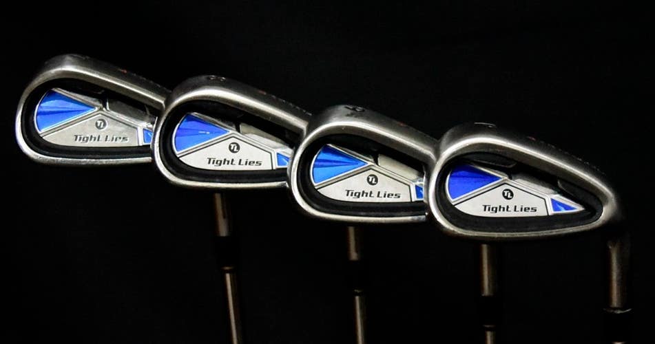 ADAMS GOLF TIGHT LIES IRONS SET: 7-9,P IRONS, SHAFT 37.5IN (7I), STIFF FLEX, RH