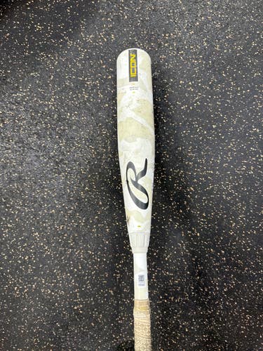 Used Rawlings ICON BB/SB USSSA 2 3/4 Bat 27" 11337-S000486747