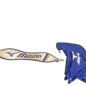Mizuno Golf Bag Shoulder Strap Replacement Blue White With Shower Cap Rain Cover