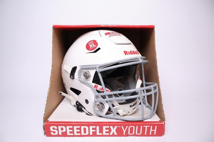 Riddell Speedflex Youth Football Helmet White, Size XL NEW Read INV#50