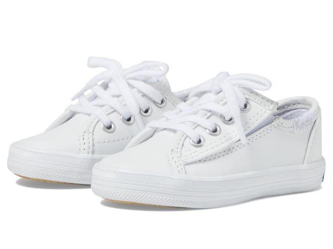Keds Kickstart Jr Sneakers Toddlers US 7 M White Round Toe Casual Shoes ZOGG3242