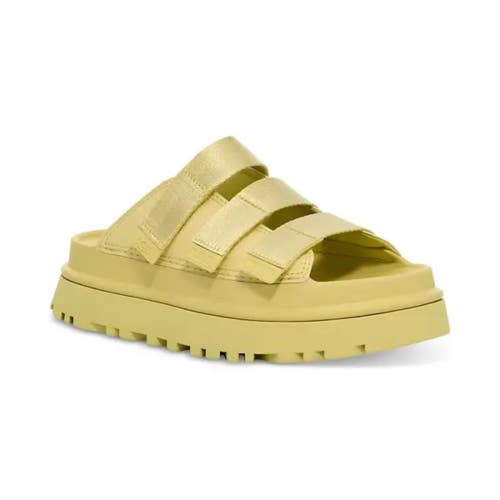 Ugg GoldenGlow 1167430-GLDN Sandals Women's US 8 Yellow Slip On Slide ZOGG3240
