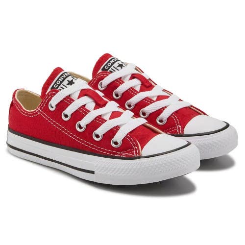 Converse Chuck Taylor All Star Sneakers Kids 8 Red Low Top Casual Shoes ZOGG3268