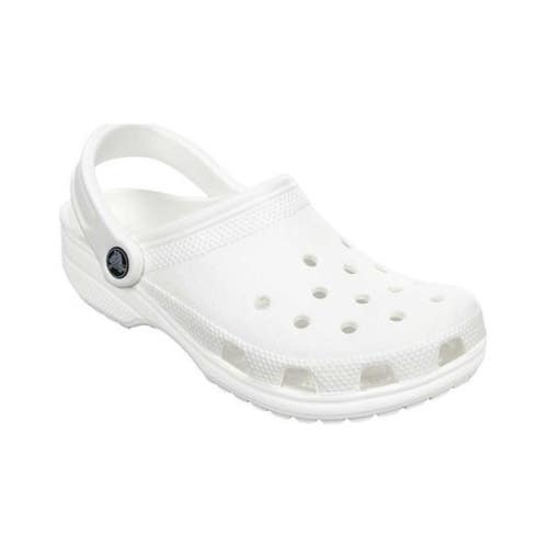 Crocs Classic Clog Unisex M10/W12 White Comfort Ventilation Holes Sandal JZZ1331