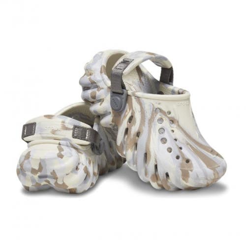 Crocs Echo 208466-2Y3 Clogs Toddler 5 Beige Marbled Comfort Casual Shoes SGN1675