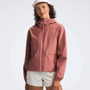 The North Face Daybreak Rain Jacket Women's M Light Mahogany Full Zip SGN1754