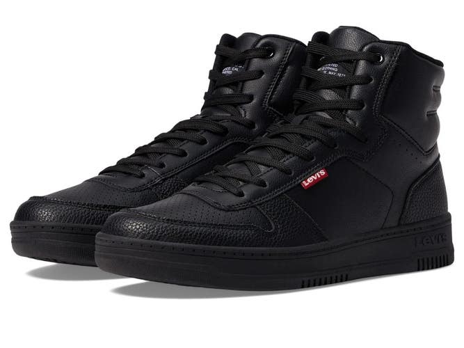 Levi's Drive Hi 510-12594 Sneakers Women's US 10 Black Lifestyle Shoes Hawk2793