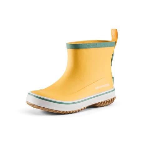 Grundens Guppy Rain Boots Toddler US 10 Pineapple Waterproof Round Toe Hawk2768