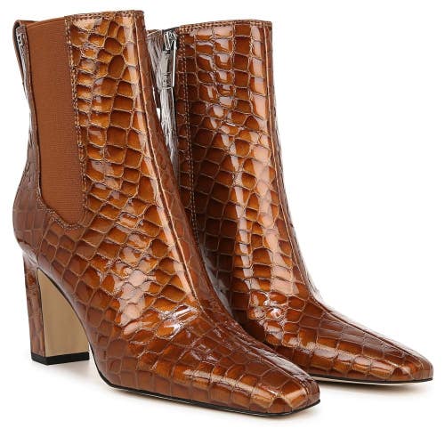 Franco Sarto Flexa Bliss Boots Women's 7.5 M Brown Leather Ankle Bootie Hawk2775