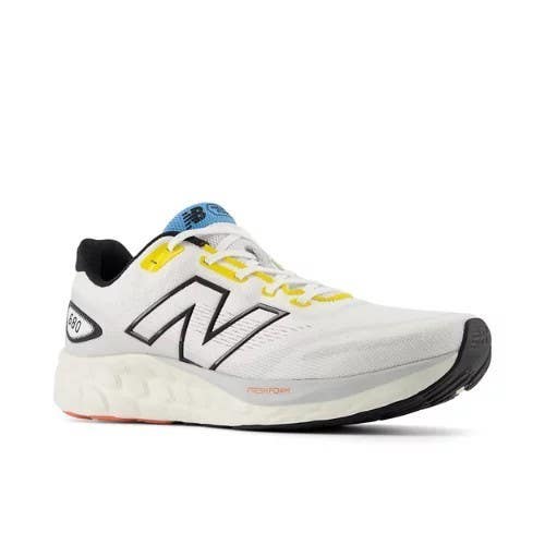 New Balance Fresh Foam 680v8 M680LW8 Men's US 10.5 White Running Shoes Hawk2802
