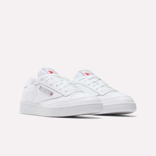 Reebok Club C 85 BS7686 Sneaker Womens 9.5 White Leather Lifestyle Shoes HAM835