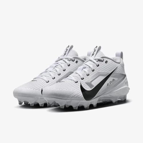 Nike Alpha Menace 4 Varsity FN0027-100 Men's US 13 White Football Cleats HAM764