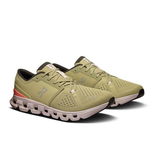 On Cloud X 4 3ME30043082 Sneakers Mens US 12 D Caper Salmon Running Shoes HAM767