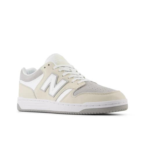 New Balance 480 BB480LGW Sneakers Mens US 7 Grey Beige Lifestyle Shoes HAM805