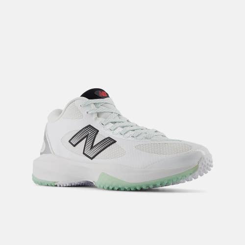 New Balance FreezeLX V5 FREEZTW5 Sneaker Mens 8 White Turf Lacrosse Shoes HAM848