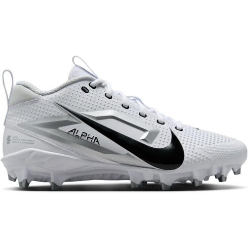 Nike Alpha Menace 4 Varsity FN0027-100 Men's 8.5 White Football Cleats RHS9172