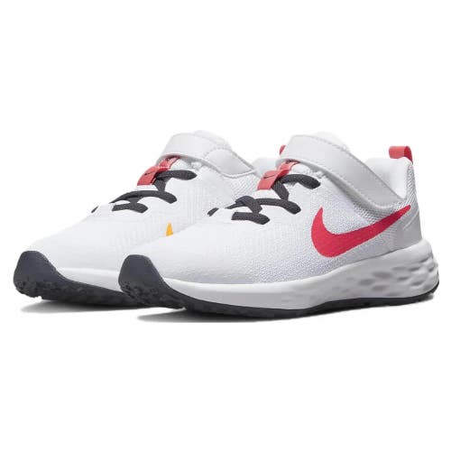 Nike Revolution 6 DD1095-101 Sneakers Kids US 12 White Running Shoes RHS9154
