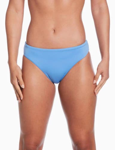 Nike Swim Effortless Essential Bikini Bottom Women's Small Blue Hipster DSGL1366