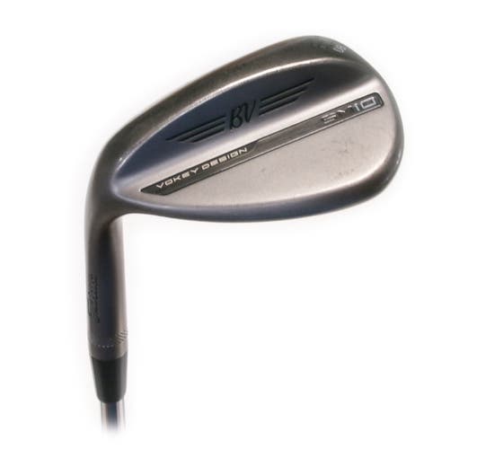 LH Titleist Vokey Design SM10 Nickel 60*/08* M Grind Wedge Steel SM10 Wedge Flex