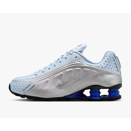 Nike Shox R4 AR3565-402 Sneaker Women 8 Blue Tint Athletic Running Shoes RHS9157