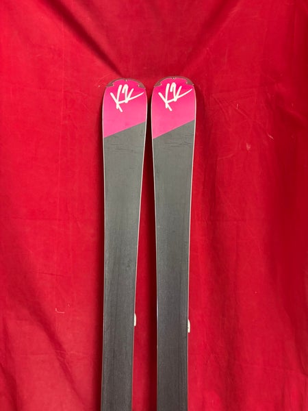 K2 Luvit 76 women's all-mountain skis,142cn. Bindings: Marker