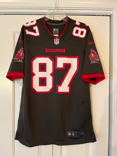 Men's MED Nike NFL On-Field Tampa Bay Buccaneers Rob Gronkowski #87 football jersey
