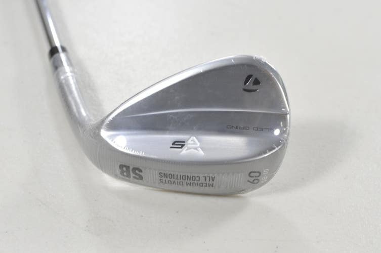 TaylorMade Milled Grind 5 Chrome 60*-10 Wedge Right DG Tour Issue Steel # 218774