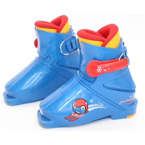 Salomon 15 Mini Kids Ski Boots - Size 9 / Mondo 16 Used
