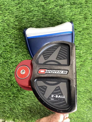 Odyssey O-Works 2-Ball Putter 35 Inches VGC