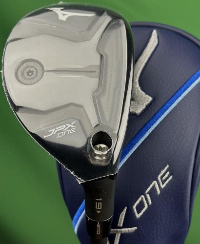 Mizuno JPX One Rescue 3-Hybrid 3H 19* Stiff Flex Tensei 1K Black w/ Cover MINT!