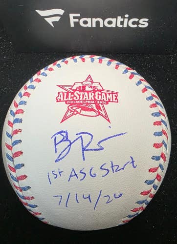 Yankees BEN RICE "1st ASG Start 7/14/26" Autographed Signed Baseball LE 3/10 COA