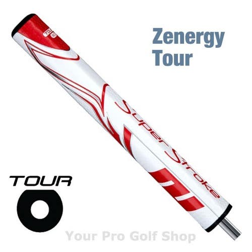 Super Stroke Zenergy Tour 3.0 Putter Grip White and Red