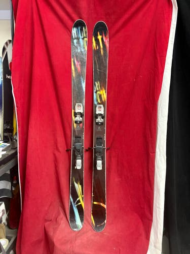 Skis: High Society brand freeride or all-mountain skis, 165cm
Bindings: Marker
Binding Range: 295-3