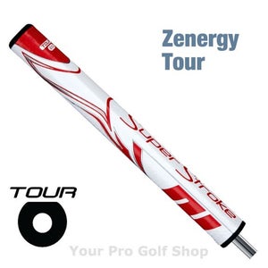 Super Stroke Zenergy Tour 2.0 Putter Grip White and Red