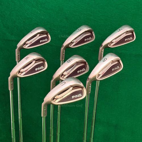 LH Ping G25 Green Dot 5-UW Iron Set Ping CFS Steel Stiff