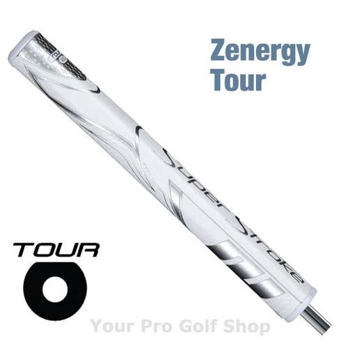 Super Stroke Zenergy Tour 2.0 Putter Grip White and Silver