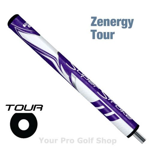 Super Stroke Zenergy Tour 1.0 Putter Grip Purple and White