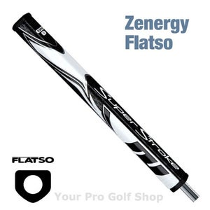 Super Stroke Zenergy Flatso 1.0 Putter Grip Black and White