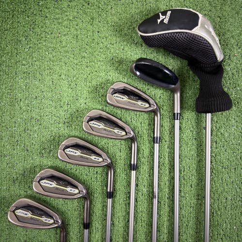 Mizuno JPX EZ Combo Hybrid Iron Set 5H 6H 7-PW SW Orochi Ladies Womens Flex 50g