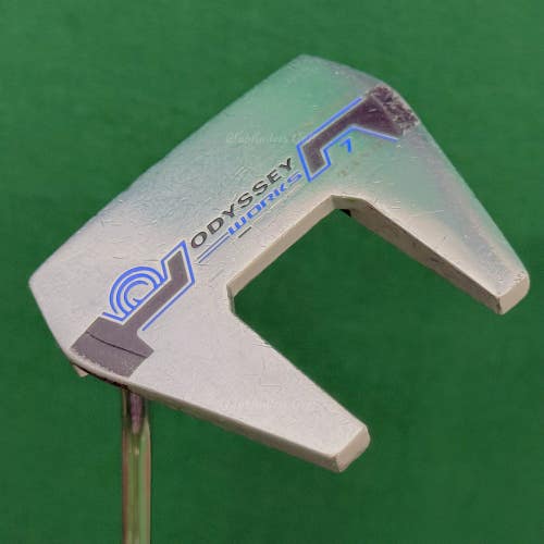 LH Odyssey Works Versa #7 Tank 35" Double-Bend Mallet Putter Golf Club