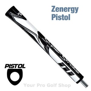 Super Stroke Zenergy Pistol 1.0 Putter Grip Black and White