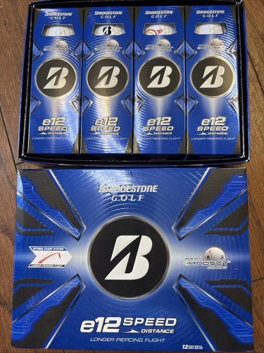 2 Dozen Bridgestone e12 Speed Distance White