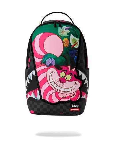 Sprayground Disney Alice In Wonderland Cheshire Cat Mad Shark Backpack SPR309