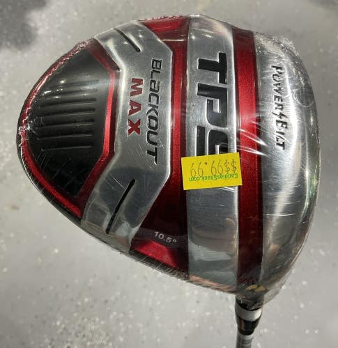 PowerBilt TPS BLACKOUT MAX 10.5 Driver 45" Regular Flex Graphite MRH RF