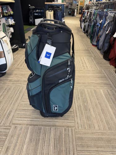 Mizuno BR-D4 Cart Bag (JUNGLE GREEN)
